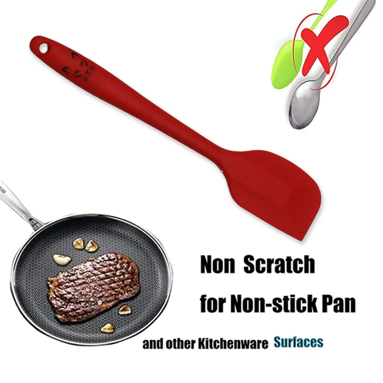5410 CUTLERY KITCHEN SET DESSERT SERVING SPATULAS-PREMIUM NYLON TURNER AND FLIPPER.