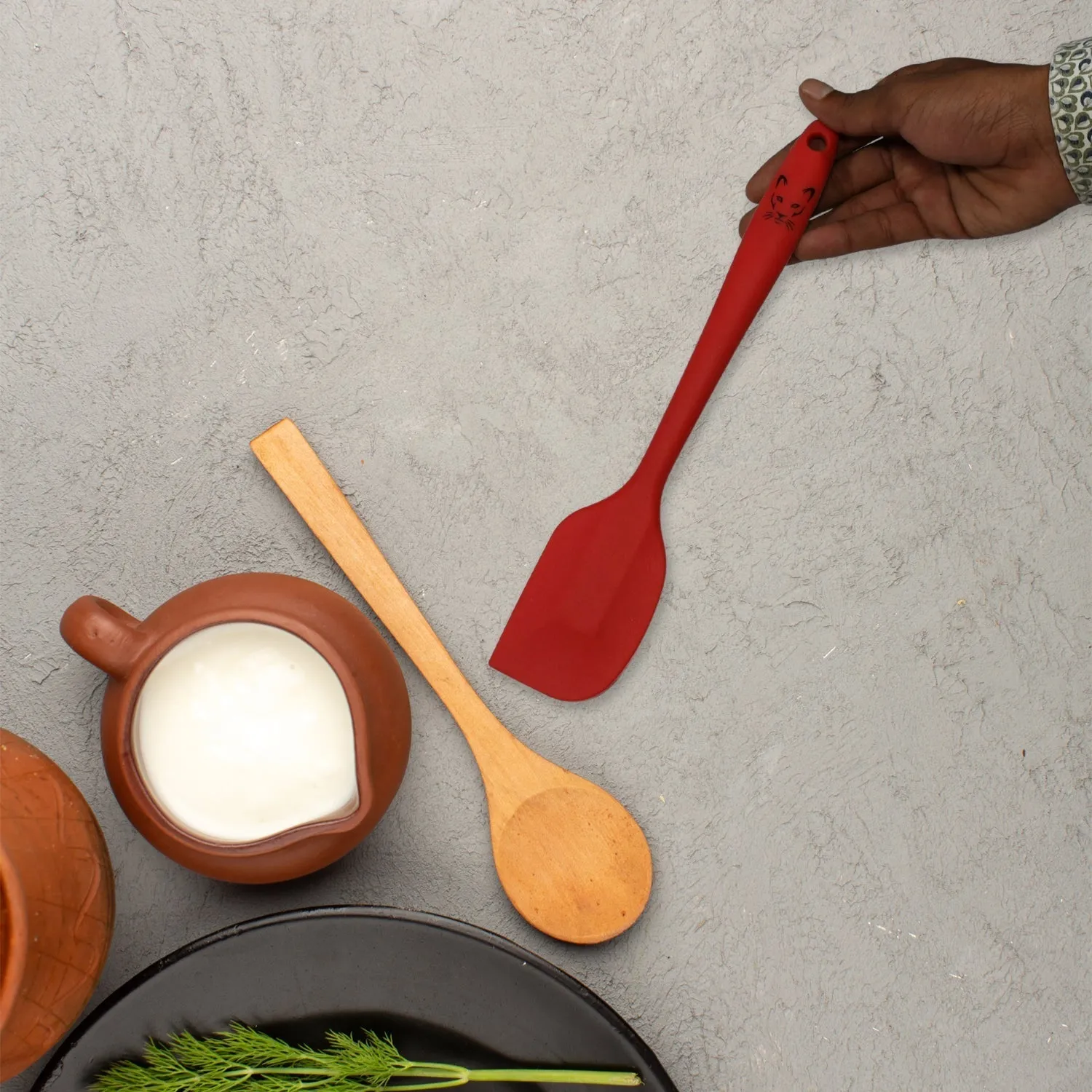 5410 CUTLERY KITCHEN SET DESSERT SERVING SPATULAS-PREMIUM NYLON TURNER AND FLIPPER.