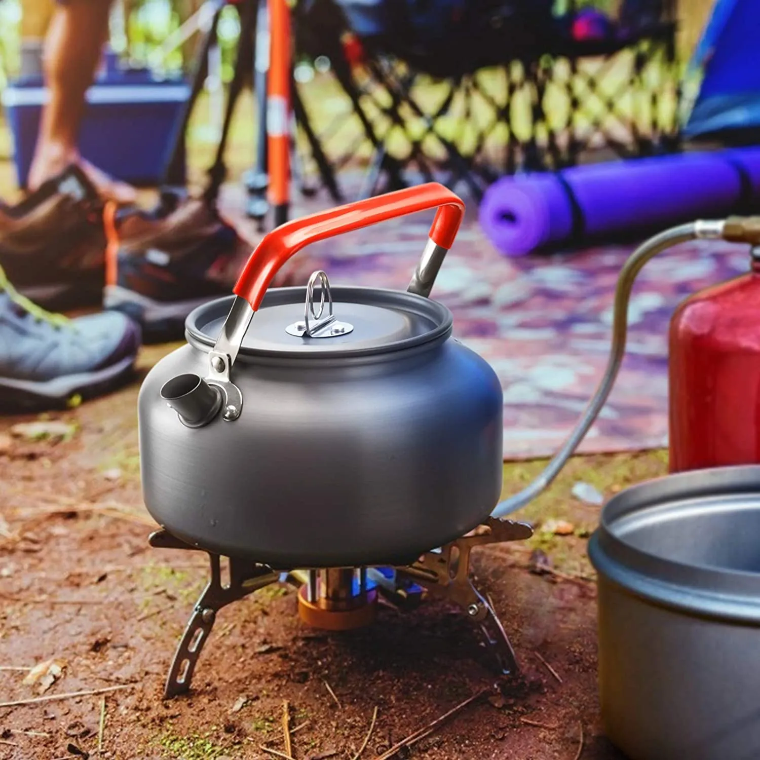 Campsor Water Kettle | Water Pot | Teapot | Coffee Pot | Indoor Aluminium Alloy Tea Kettle | Outdoor Camping Hiking Picnic Pot